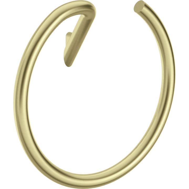 WIESZAK NA RĘCZNIK SILIA ŚCIENNY OKRĄGŁY ZŁOTO SZCZOTKOWANE ADI_R611