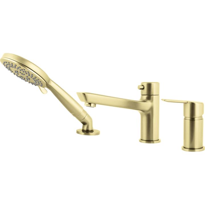 BAT. ARNIKA ZŁOTO SZCZOTKOWANE WANNOWA 3-OTWOROWA  BQA_R13M