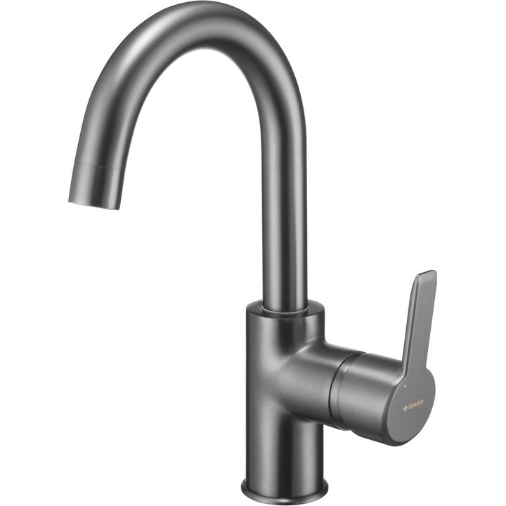 BAT. ARNIKA TITANIUM UMYWALKOWA STOJĄCA Z WYLEWKĄ "U" Z KORKIEM CLICK-CLACK OKRĄGŁYM Z PRZELEWEM  BQA_D24M