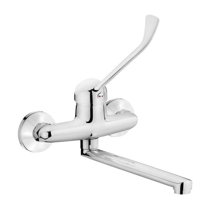 BAT. JOKO CLINIC CHROM ZLEWOZMYWAKOWA ŚCIENNA Z DŹWIGNIĄ CLINIC B7BOJ_080C