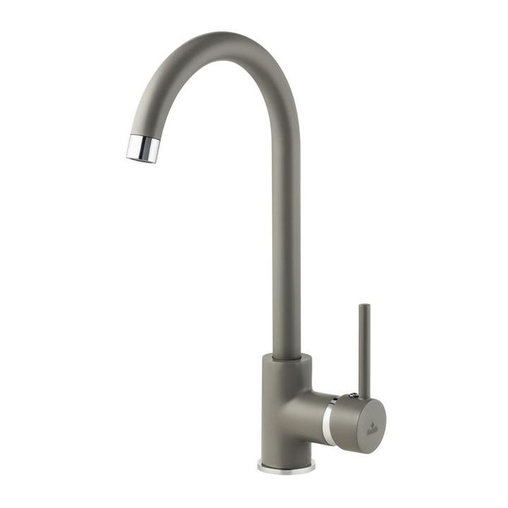 BAT. MILIN ZLEWOZMYWAKOWA Z WYLEWKĄ "U" KOLOR SZARY  B7BEU_S62M