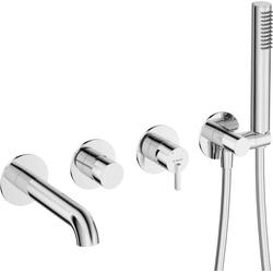 BAT. SILIA CHROM WANNOWA 4-OTWOROWA PODTYNKOWA  BQS_018P