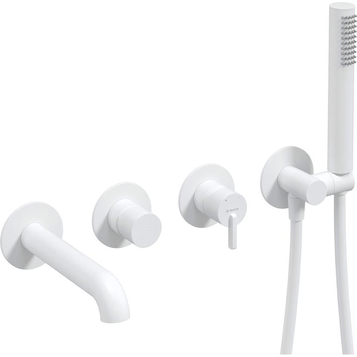 BAT. SILIA BIANCO WANNOWA 4-OTWOROWA PODTYNKOWA  BQS_A18P