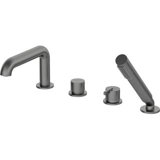 BAT. SILIA TITANIUM WANNOWA 4-OTWOROWA Z KOMPLETEM NATRYSKOWYM  BQS_D14M