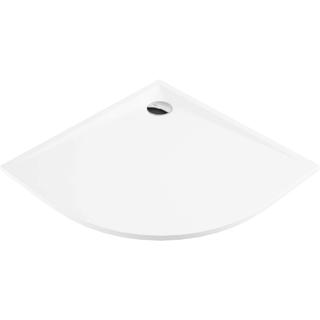 BRODZIK KERRIA PLUS PÓŁOKRĄGŁY BIAŁY AKRYLOWY 90 CM SOLID PLUS - NOWOŚĆ  KTS_053B