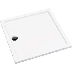 BRODZIK PRIZMA KWADRATOWY BIAŁY AKRYLOWY 90 CM  KTJ_081B