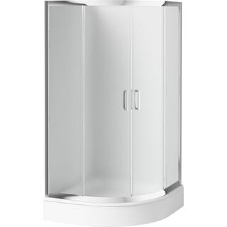 KABINA FUNKIA PÓŁOKRĄGŁA, SZKŁO SZRONIONE, WYS. 170 CM, 90X90 CM  B7KYP_653K