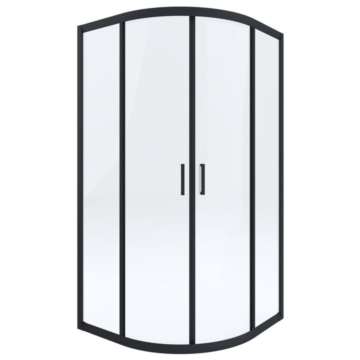 KABINA FUNKIA NERO 90X90 PÓŁOKRĄGŁA - NOWOŚĆ B7KYP_N51K