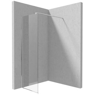 ŚCIANKA KERRIA PLUS WALK IN CHROM 50 CM Z POWŁOKĄ, SZKŁO TOTALWHITE  KTS_085P