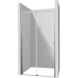 DRZWI PRZESUWNE KERRIA PLUS CHROM 110 CM Z POWŁOKĄ, SZKŁO TOTALWHITE  KTSP011P