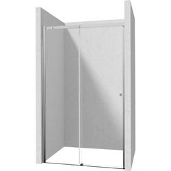 DRZWI PRZESUWNE KERRIA PLUS CHROM 160 CM Z POWŁOKĄ, SZKŁO TOTALWHITE  KTSP016P