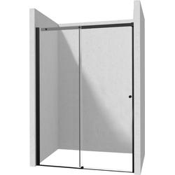 DRZWI PRZESUWNE KERRIA PLUS NERO 170 CM Z POWŁOKĄ, SZKŁO TOTALWHITE  KTSPN17P