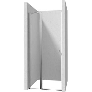 DRZWI UCHYLNE KERRIA PLUS CHROM 90 CM Z POWŁOKĄ, SZKŁO TOTALWHITE  KTSU041P