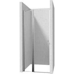 DRZWI UCHYLNE KERRIA PLUS CHROM 80 CM Z POWŁOKĄ, SZKŁO TOTALWHITE  KTSU042P