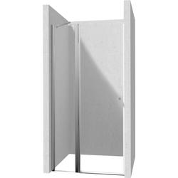 DRZWI UCHYLNE KERRIA PLUS CHROM 120CM Z POWŁ. SZKŁO TOTALWHITE  KTSU045P