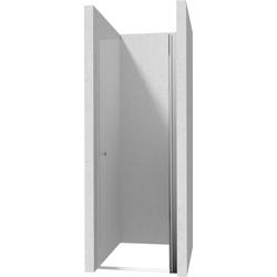 DRZWI WAHADŁOWE KERRIA PLUS CHROM 90 CM Z POWŁOKĄ, SZKŁO TOTALWHITE  KTSW041P