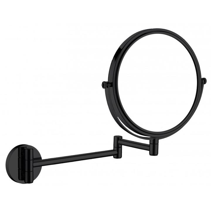 ROUND LUSTERKO KOSMETYCZNE, NA RAMIENIU, 2-STR, POWIĘKSZENIE X 3, NERO - NOWOŚĆ B7ADR_N811