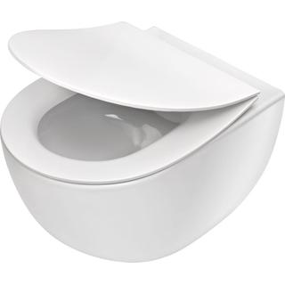 MISKA USTĘPOWA WISZĄCA BEZKOŁNIERZOWA PEONIA ZERO NEW 50 CM B7CDE_6ZPW