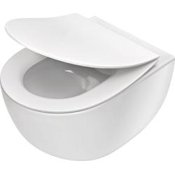 MISKA USTĘPOWA WISZĄCA BEZKOŁNIERZOWA PEONIA ZERO NEW 50 CM B7CDE_6ZPW