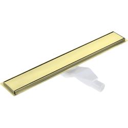 ODPŁYW LINIOWY ODWRACALNY ZŁOTO SZCZOTKOWANE RUSZT POD PŁYTKI/PEŁNY DŁUGOŚĆ 100 CM, SYFON  KOS_R10D
