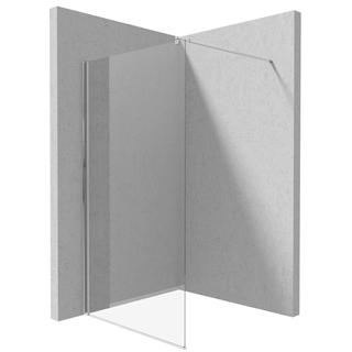 ŚCIANKA KERRIA PLUS WALK IN CHROM 110CM Z POWŁOKĄ SZKŁO TOTALWHITE - NOWOŚĆ  KTS_031P