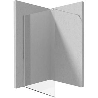 ŚCIANKA KERRIA PLUS WALK IN CHROM 120CM Z POWŁOKĄ SZKŁO TOTALWHITE - NOWOŚĆ  KTS_032P