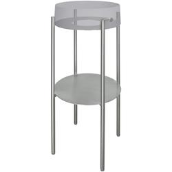 KONSOLA ŁAZIENKOWA STOJĄCA SILIA 360 MM STAL SZCZOTKOWANA  CKS_F36A
