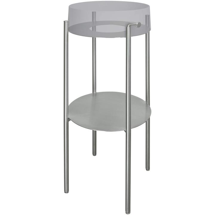 KONSOLA ŁAZIENKOWA STOJĄCA SILIA 360 MM STAL SZCZOTKOWANA  CKS_F36A