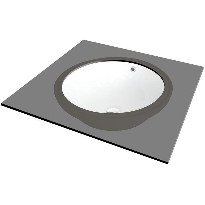 UMYWALKA ALPINIA BIAŁA PODWIESZANA O380 MM  CGA_6U3U