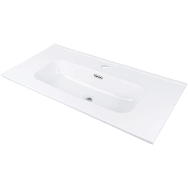 UMYWALKA TUBO BIAŁA WPUSZCZANA W BLAT 800 MM  CTU_6U8M