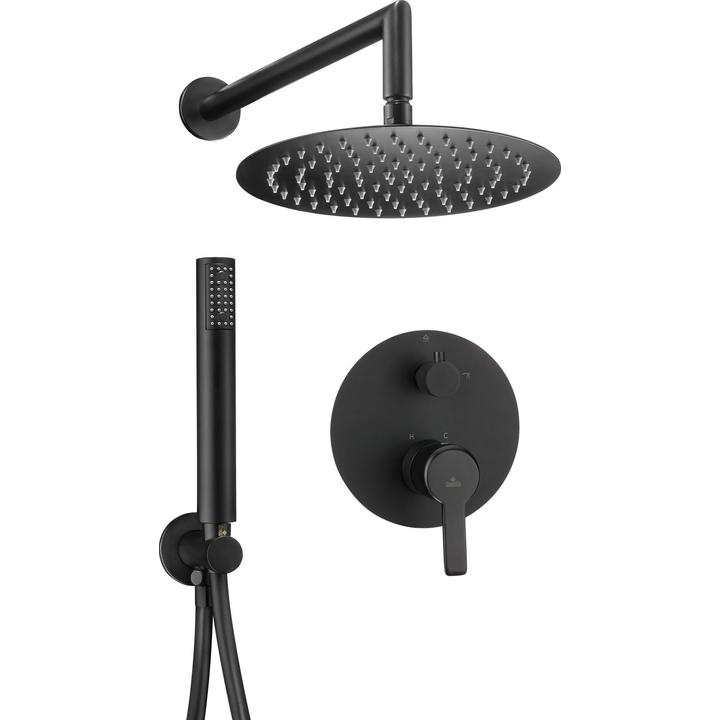 CASCADA NERO KOMPLET NATRYSKOWY PODTYNKOWY ARNIKA B7NAC_N9QP