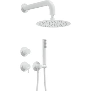 KOMPLET PODTYNKOWY NATRYSKOWY SILIA BIANCO Z GŁOWICĄ NATRYSKOWĄ  NQS_A9YK