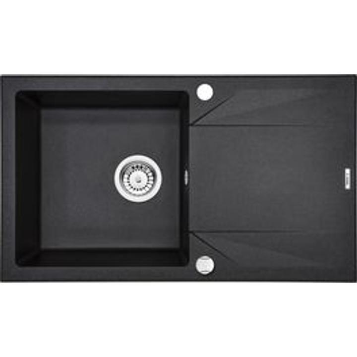 ZLEW. EVORA GRAFITOWY GRANIT 1K Z/O 780X440X180, 3,5" + OSPRZĘT SPACE SAVER B7ZQJ_2113
