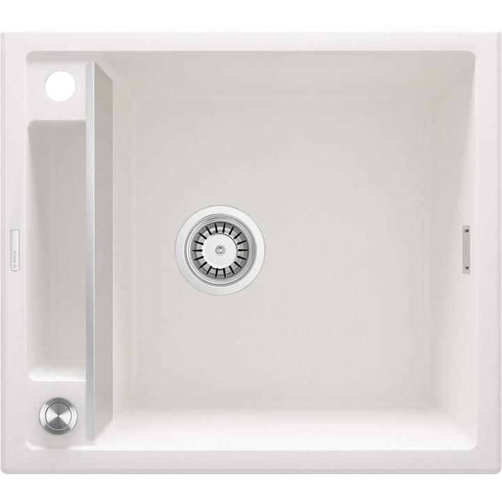 ZLEW. MAGNETIC ALABASTER GRANIT 1K 560X500X219MM, 3,5" + OSPRZĘT SPACE SAVER  ZRM_A103