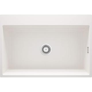 ZLEW. MAGNETIC ALABASTER GRANIT 1K 760X520X220, 3,5" + OSPRZĘT SPACE SAVER CLICK  ZRM_A10B