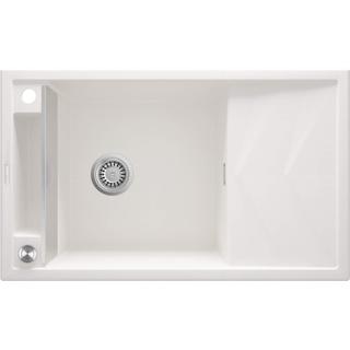 ZLEW. MAGNETIC ALABASTER GRANIT 1K Z/O 820X500X219, 3,5" + OSPRZĘT SPACE SAVER  ZRM_A113