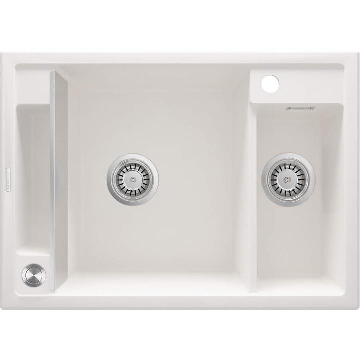 ZLEW. MAGNETIC ALABASTER GRANIT 1,5K 690X500X219MM + OSPRZĘT SPACE SAVER ZRM_A503