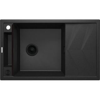 ZLEW. MAGNETIC GRAFIT MET.GRANIT 1K Z/O 820X500X219, 3,5" + OSPRZĘT SPACE SAVER ZRM_G113