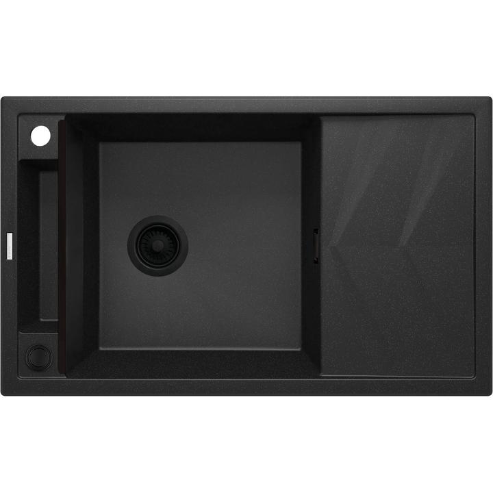 ZLEW. MAGNETIC GRAFIT MET.GRANIT 1K Z/O 820X500X219, 3,5" + OSPRZĘT SPACE SAVER ZRM_G113