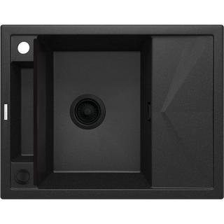 ZLEW. MAGNETIC GRAFIT MET.GRANIT 1K Z/KO 640X500X219, 3,5" + OSPRZĘT SPACE SAVER ZRM_G11A