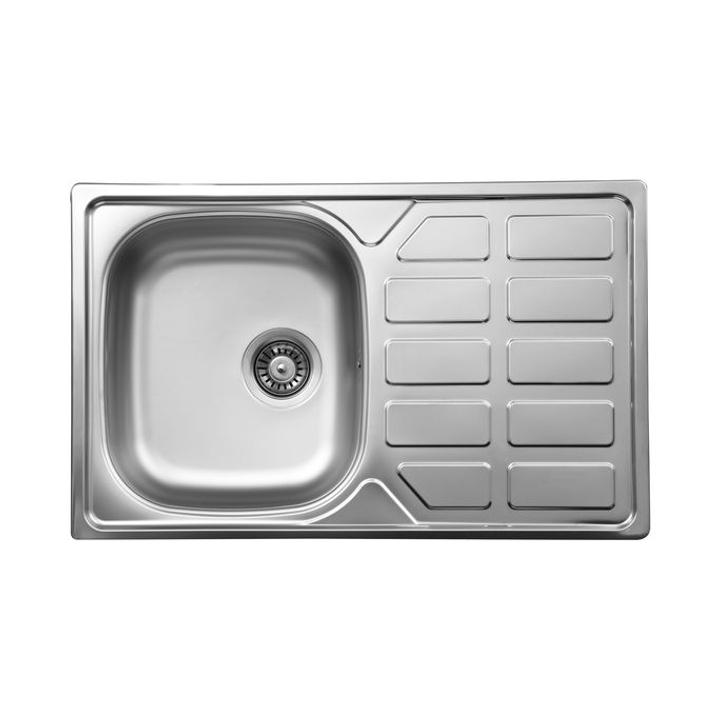 ZLEW. SOUL SATYNA 1K Z/O 780X490X160, 3,5" + OSP B7ZEO_0113