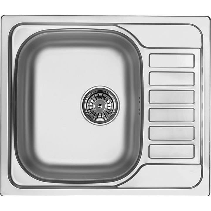 ZLEW. SOUL SATYNA 1K Z/KO 580X500X170, 3,5" + OSP B7ZEO_011A