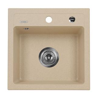 ZLEW. ZORBA PIASKOWY GRANIT 1K B/O 440X440X170, 3,5" + OSP B7ZQZ_7103