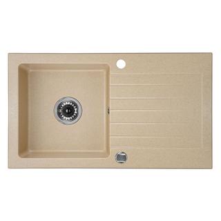 ZLEW. ZORBA PIASKOWY GRANIT 1K Z/O 760X440X150, 3,5" + OSP B7ZQZ_7113