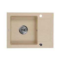 ZLEW. ZORBA PIASKOWY GRANIT 1K Z/KO 580X440X160, 3,5" + OSP B7ZQZ_711A