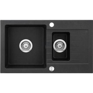 ZLEWOZMYWAK ZORBA GRAFIT METALIK GRANIT 1,5 K Z/O 760X440X164 3,5 "+OSPRZĘT ZQZ_G513