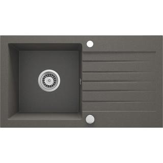 ZLEW. ZORBA ANTRACYT MET.GRANIT 1K Z/O 760X440X160, 3,5" + OSPRZĘT SPACE-SAVER ZQZ_T113