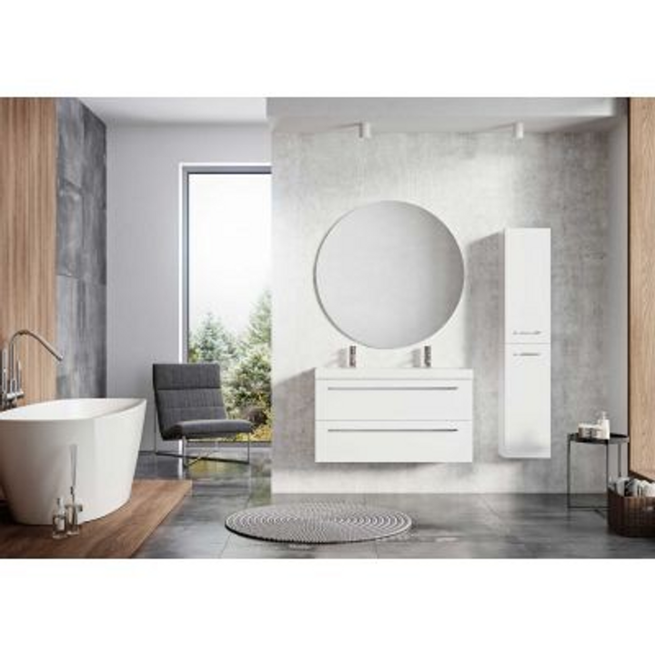 UCHWYT KWADRO PLUS CHROM 80 1 SZT. (L-800/R-768)  RE120800060040