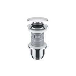 DESIG KOREK KLIK-KLAK UMYWALKOWO BIDETOWY, KORPUS CHROM, POKRYWA CERAMICZNA CAPPUCINO MAT ARIN.1485.K.01.CAMCR