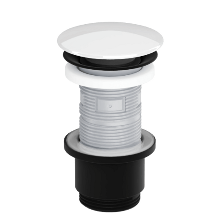 KOREK KLIK-KLAK UMYWQALKOWY CZARNY MAT -POKRYWA CERAMICZNA BIAŁĄ ARIN.1485.K.01.WHBL